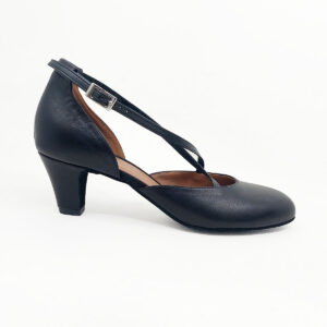 458 scarpe da ballo cuccarini nere pelle nera