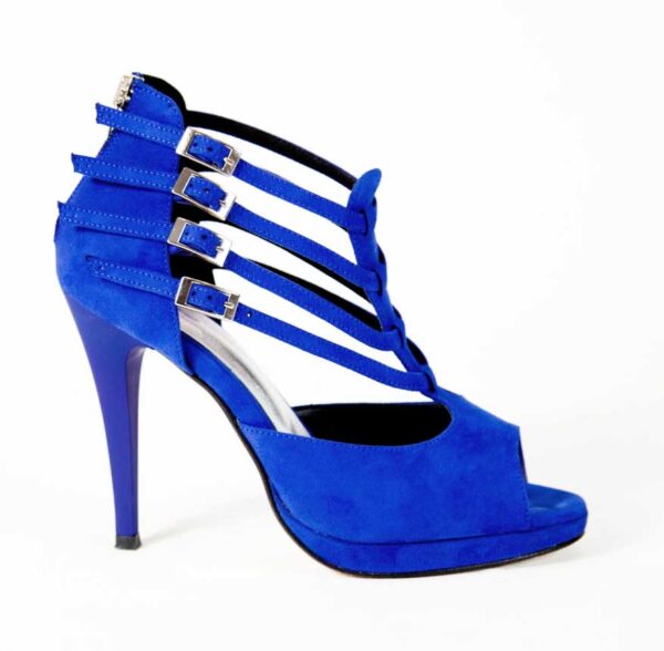 scarpe da ballo blu