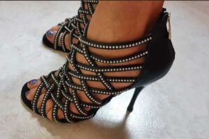 scarpe da ballo luxury sexy con strass