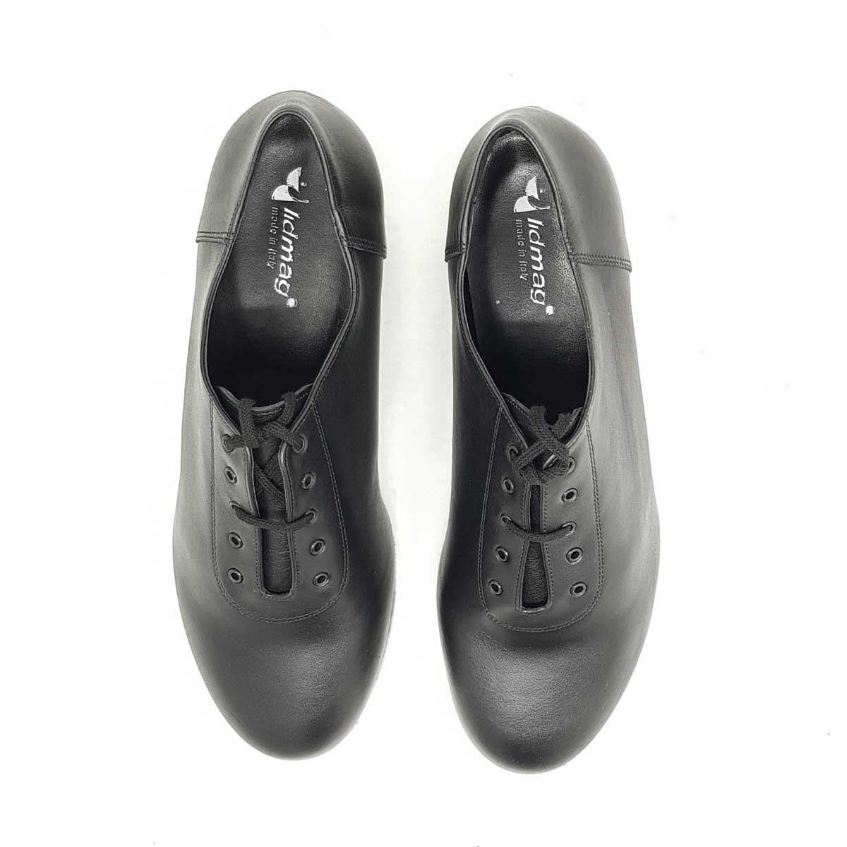 Scarpe da ballo da uomo Art.888/1 in PELLE NERA - immagine 2