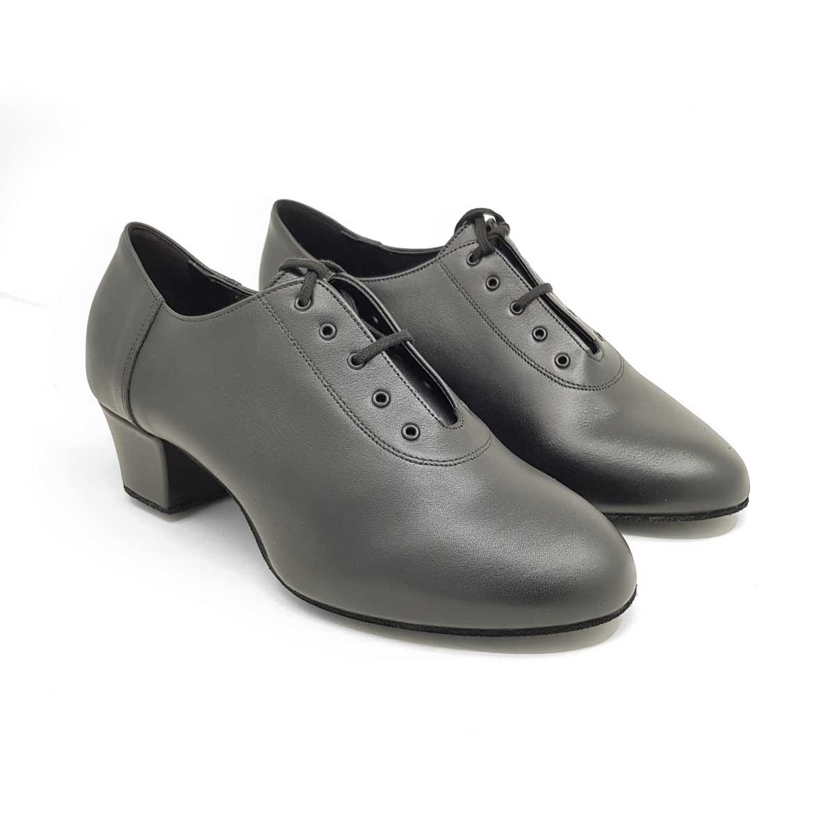 Scarpe da ballo da uomo Art.888/1 in PELLE NERA - immagine 4