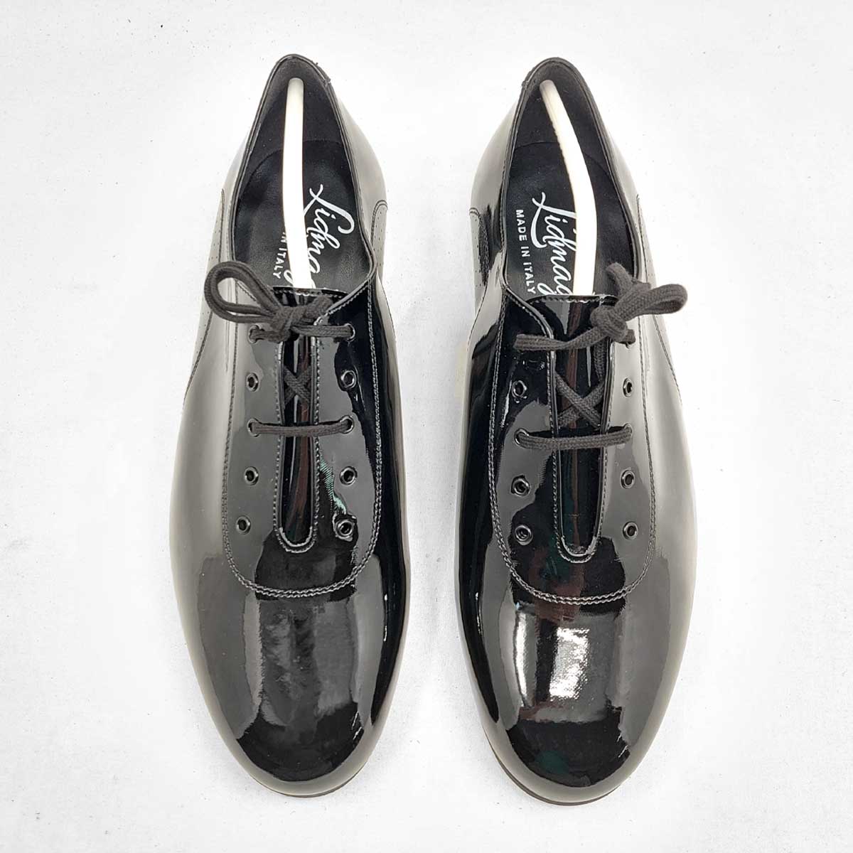 Scarpe da ballo uomo | LIDMAG art.897 vernice nera |<br><b>*SU ORDINAZIONE*</B> - immagine 2