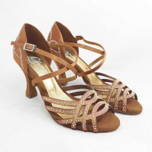 scarpe da ballo con strass L14 LIDMAG