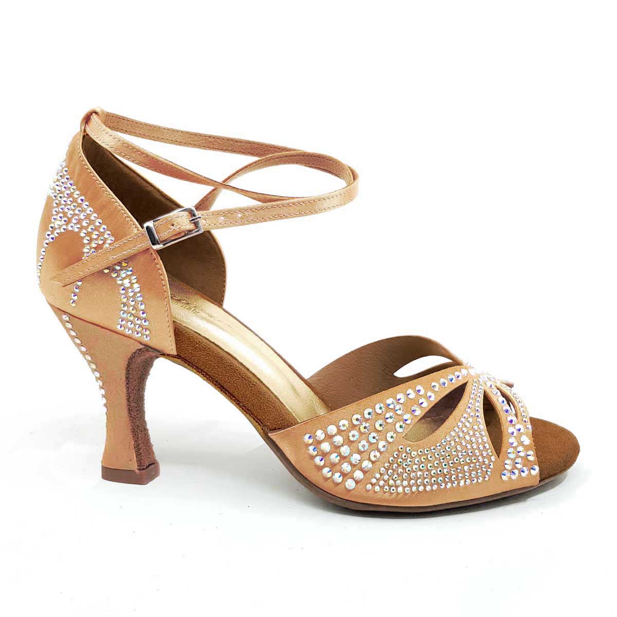 Scarpe da ballo con strass | LIDMAG L2/10 RASO FLESH Tc 80 - immagine 2