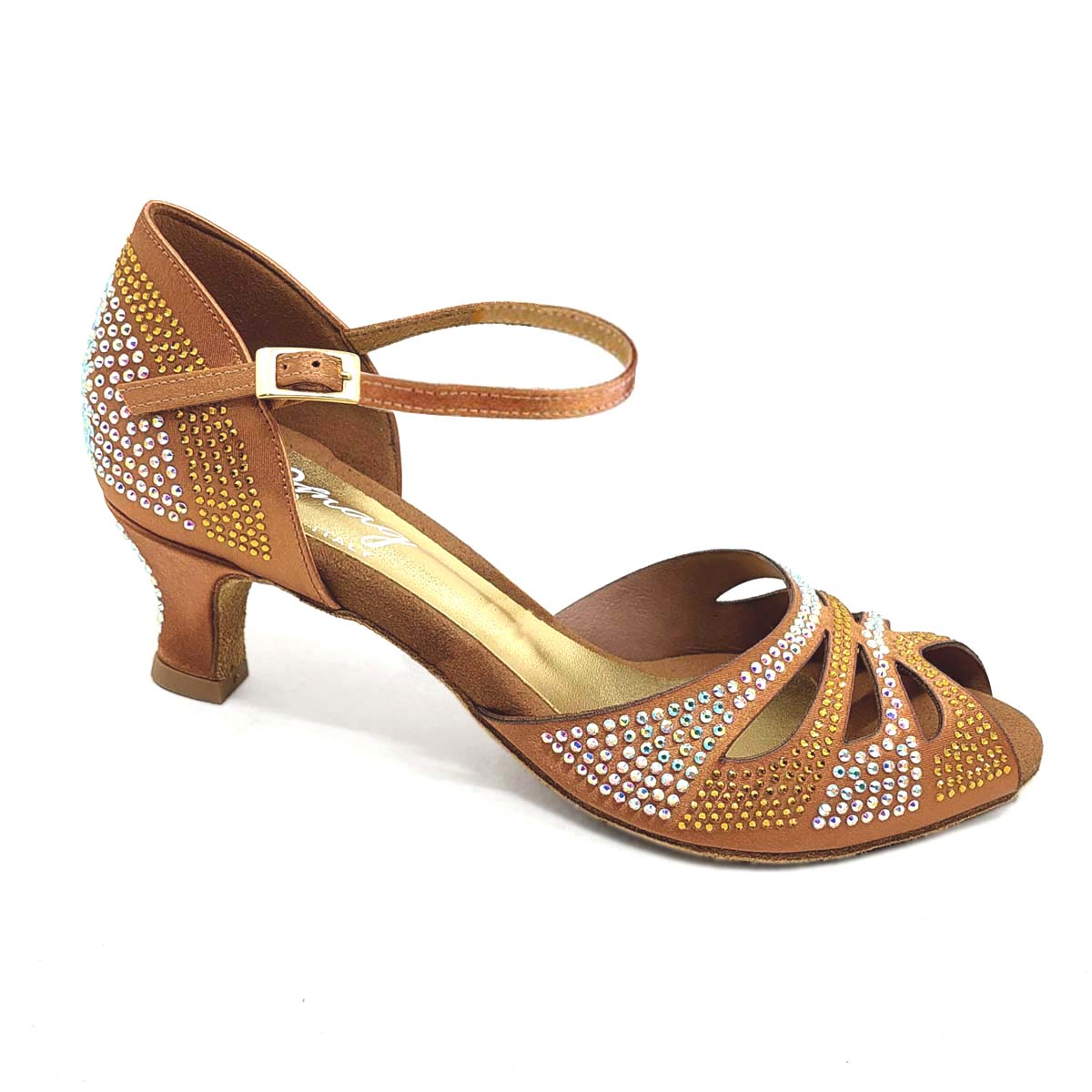 Scarpe da ballo con strass | LIDMAG art.L4 tacco 50/60 | <br><b>*SU ORDINAZIONE*</b> - immagine 4