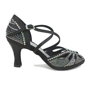 L55 LIDMAG SCARPE DA BALLO CON STRASS TACCO 70