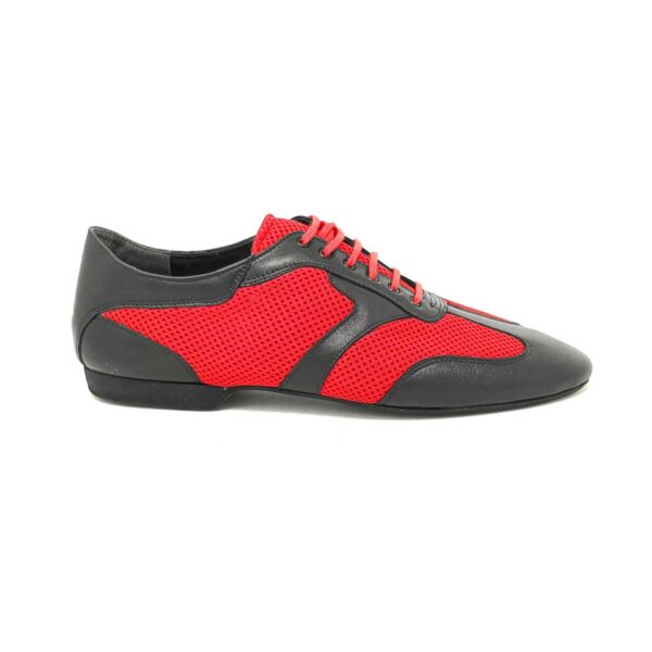 scarpe da ballo rosse e nere
